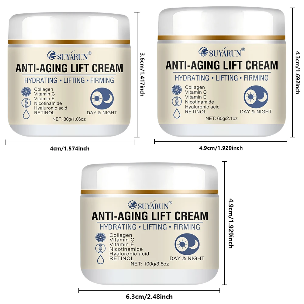 ครีมบำรุงผิวหน้าซูยารุน เรตินอล คอลลาเจน สูตรธรรมชาติ ช่วยลดเลือนริ้วรอย ยกกระชับ และเพิ่มความชุ่มชื้นให้ผิว