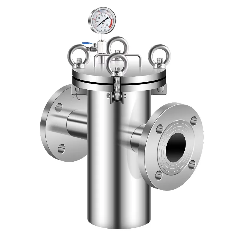 

Water Treatment System Water Filter Food Grade Duplex Basket Filter 304 316 Metal Basket Filters