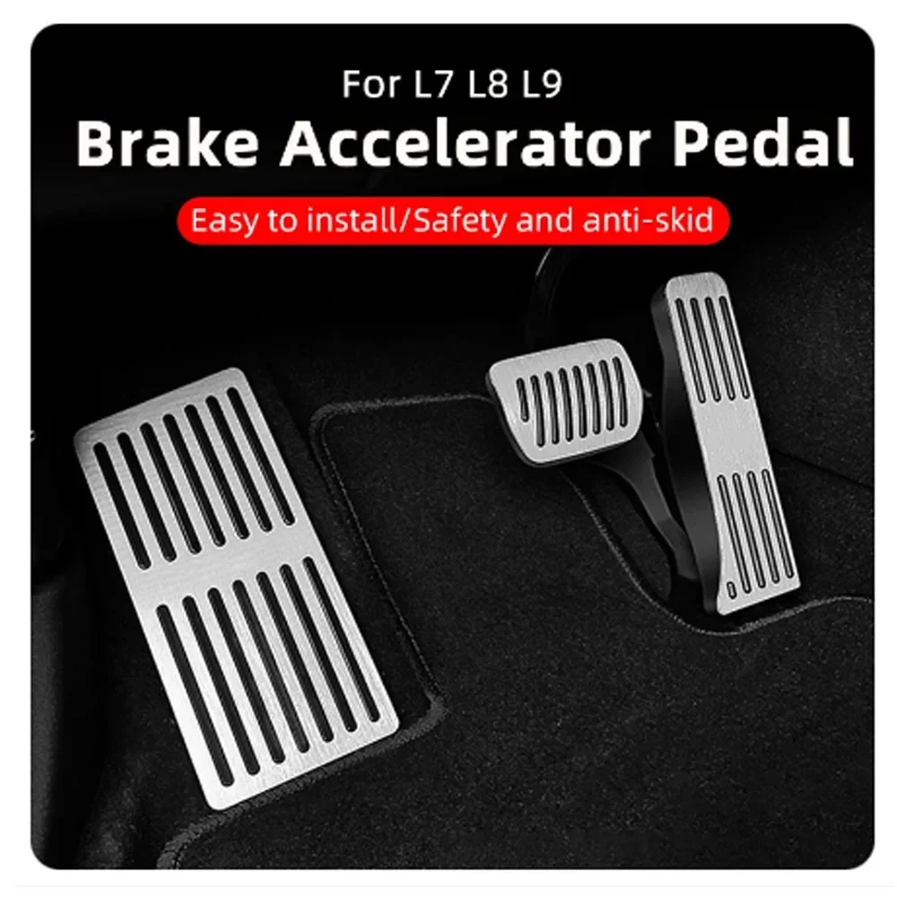 

For LiXiang L7 L8 L9 Car Brake Accelerator Pedal Auto Rest Pedal Anti slip Protection Cover Interior Accessories