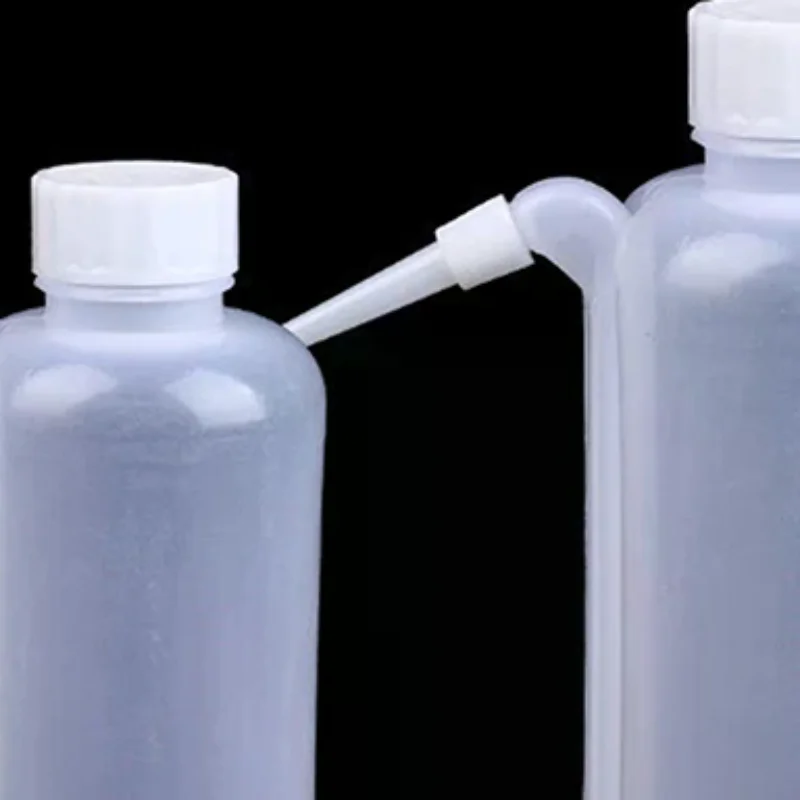 Bouteille de lavage en plastique PE, bouteilles à gicler, conteneurs lavés, rechargeables, vides, sécurité
