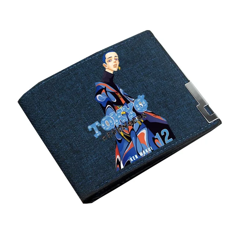 Teenagers Wallet Short Money Bag Kids Coin Purse Bi-fold Holder Canvas Casual Wallet anime  Tokyo Revengers  Wallet