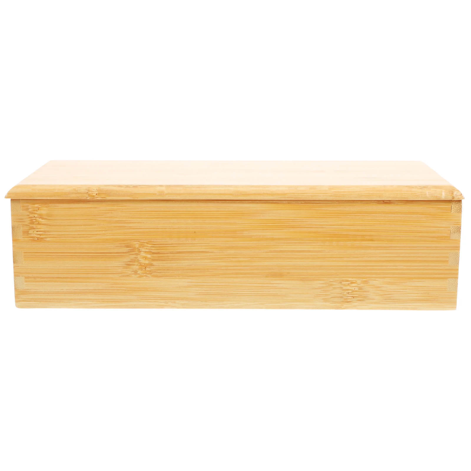 

Bamboo Chopstick Box Chopsticks Wood Utensil Organizer with Cover Ceramic Storage Office Bin Lid