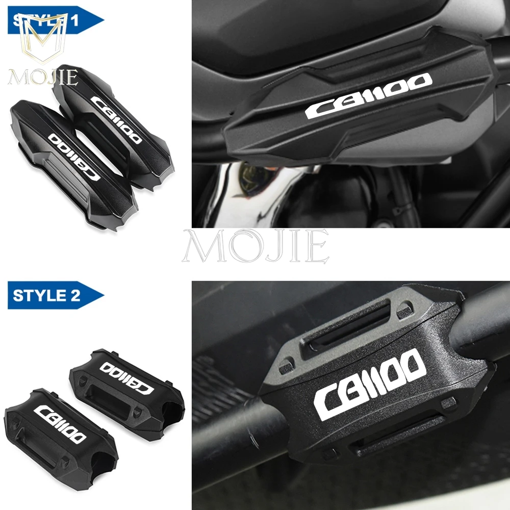 25mm Engine Guard Crash Bar Bumper Protector Decorative Blocks For Honda CB1100 CB 1100 GIO CB1100X CB1100RS CB1100EX 2013-2024+