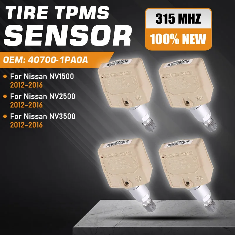 

Tire Pressure Monitor Sensor TPMS For Nissan NV1500 Nissan NV2500 Nissan NV3500 2012-2016 Car Accessories 40700-1PA0A 315 MHz