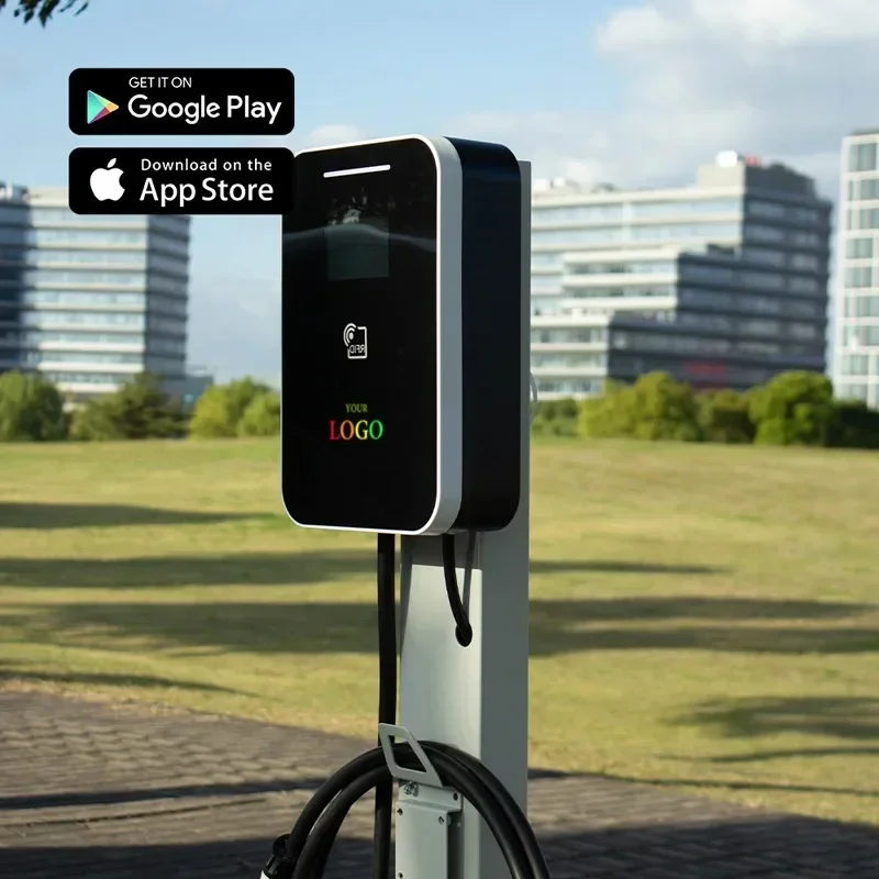 Hot Sales Mode 2 Mode 3 Ev Charger Level 2 7kw 11kw 22kw with Wifi APP OCPP Charging Stations