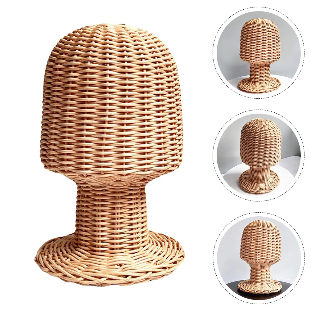 

Hat Stand Rack Hat Cap Display Rack Rattan Woven Display Stand Practical Hat Organizer hat stands for display