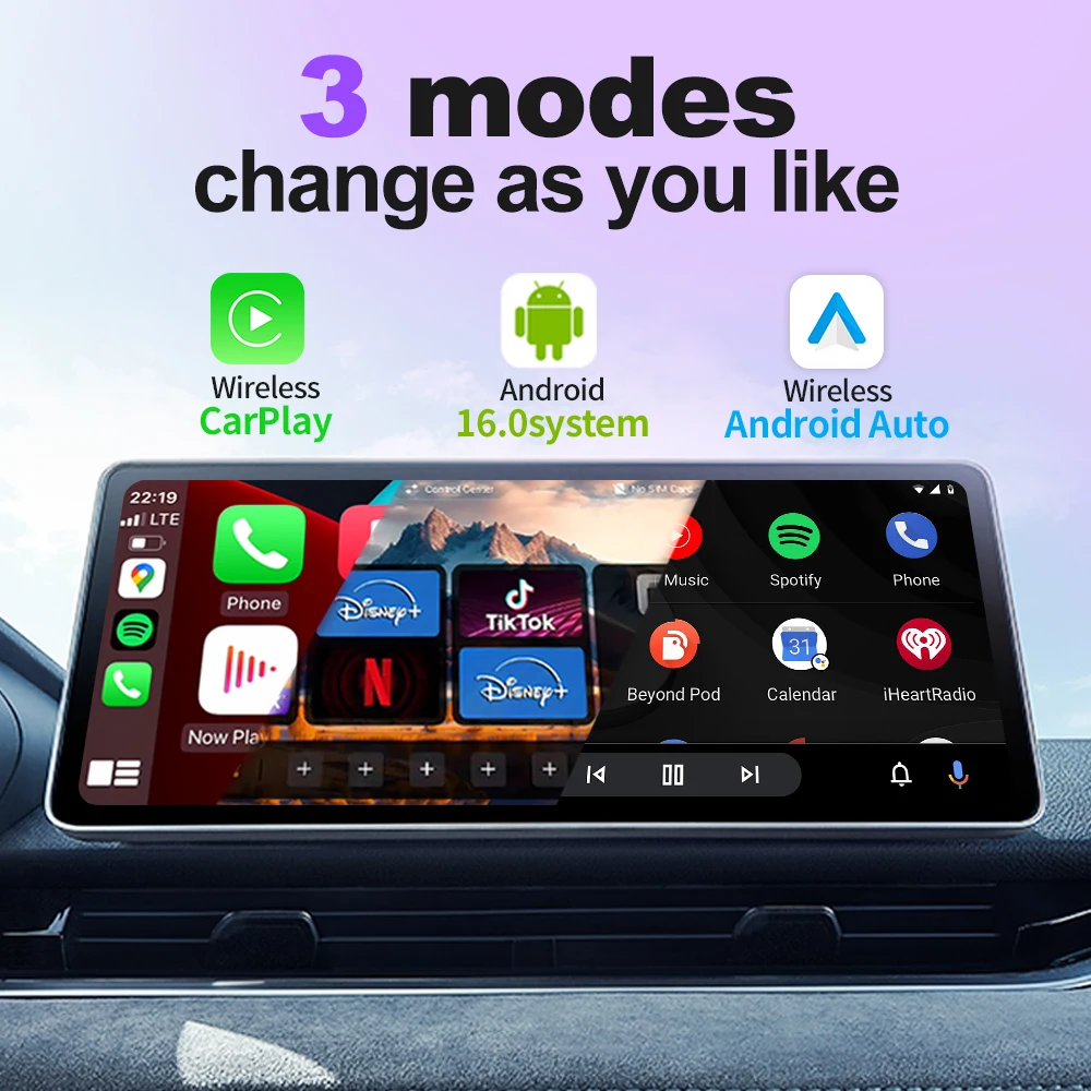 X-YUNS 2026 New CarPlay Ai Box Wireless CarPlay Android Auto Adapter 8GB 128GB HDMI Converter Video Box Support Netflix Youtube