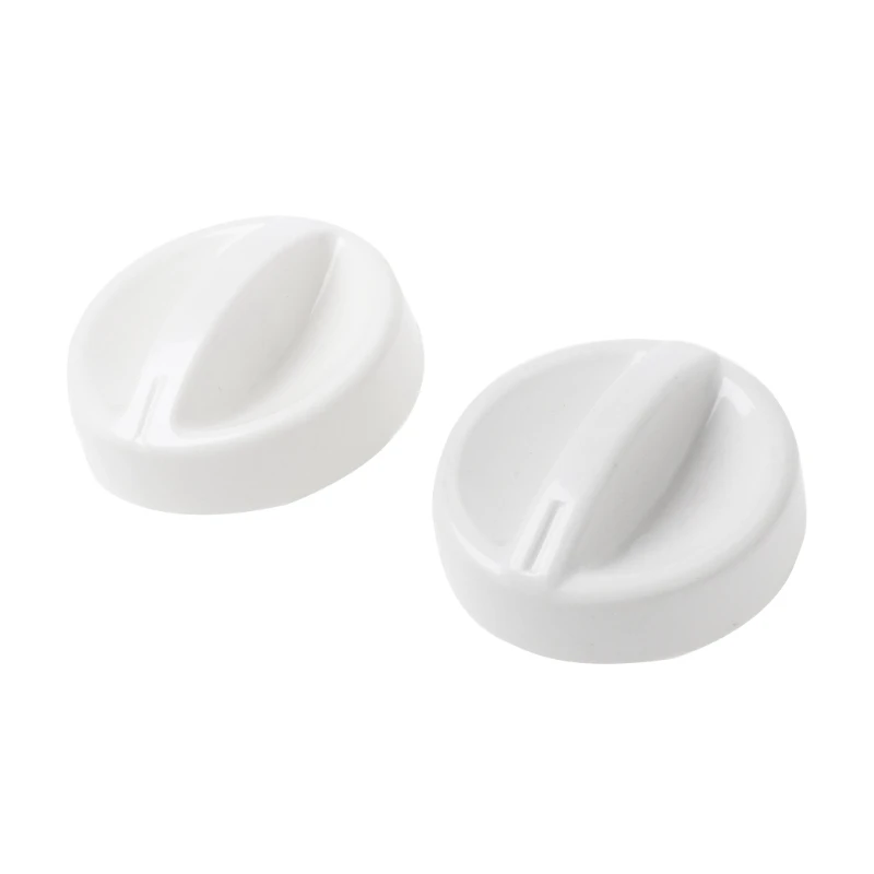 Carrete plástico Universal para horno microondas, botón giratorio, interruptor Control del temporizador, 2 uds.