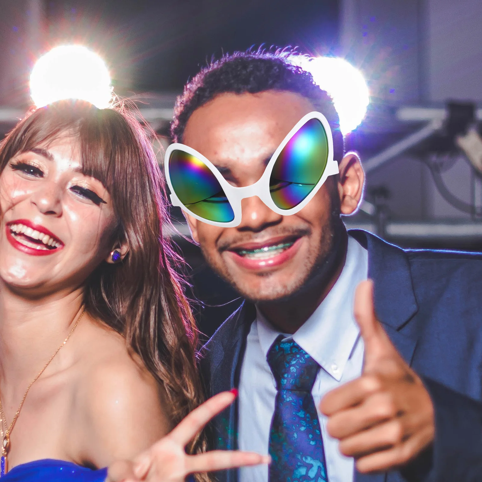 1 paar bril grappige zonnebril voor Halloween Party cosplay kostuum accessoire foto prop brillen voor mannen vrouwen