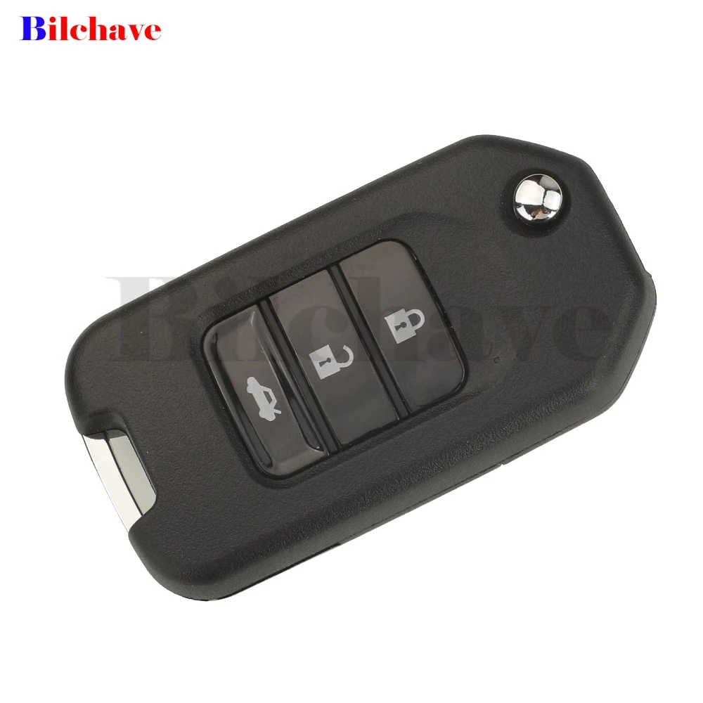 Jingyuqin 2/3BNT Ersatz-Autoschlüsselgehäuse für Honda Civic Accord City CR-V Jazz XR-V Vezel HR-V FRV Spirior JADE – Detail 6