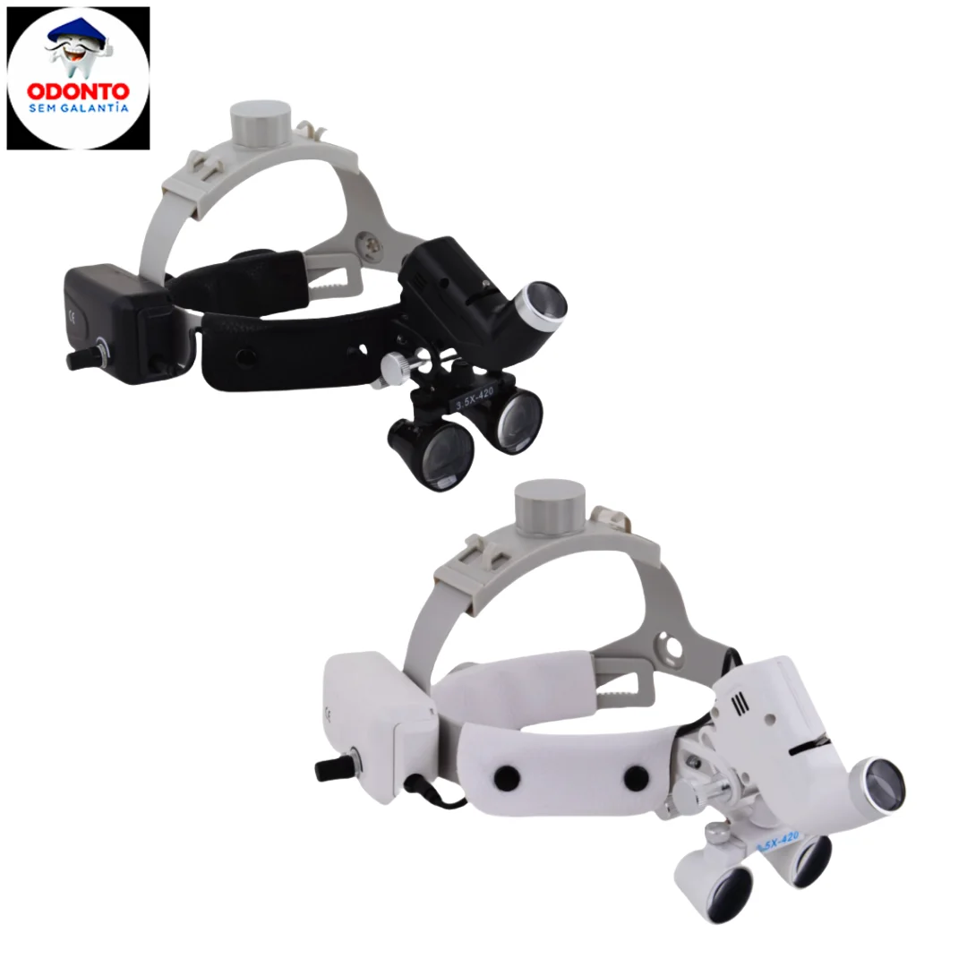 Headband Head Light 2.5X 3.5X Loupes Binocular Loupes