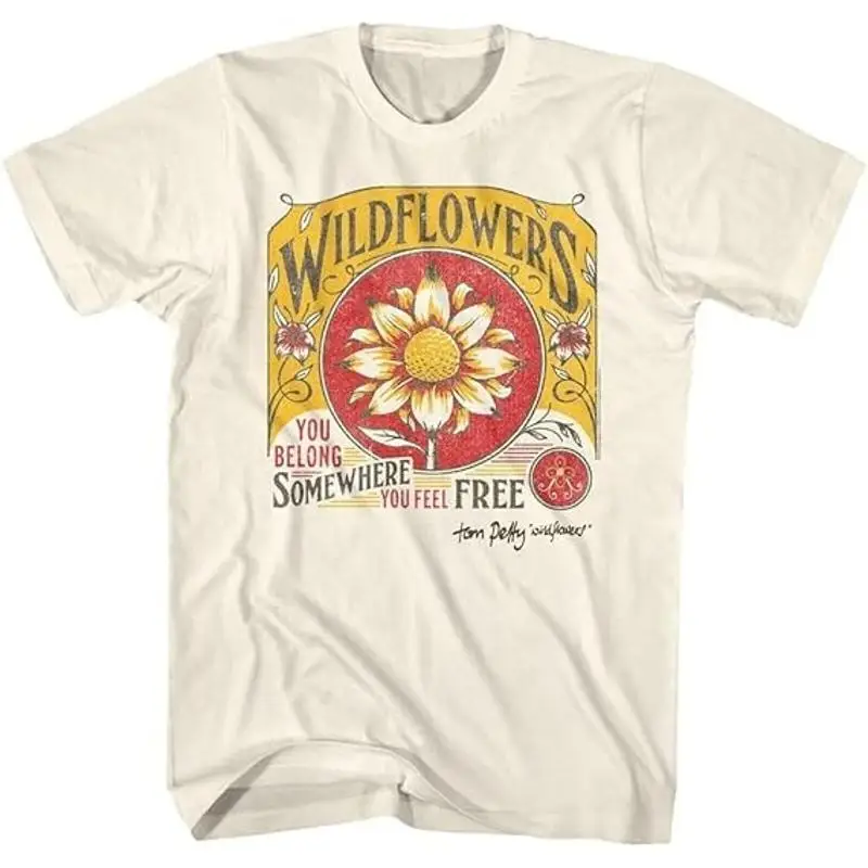 T-shirt pour adultes Wildflowers You Belong Somewhere Feel Free