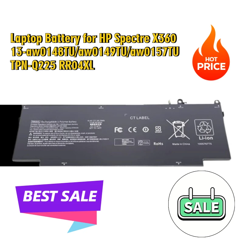 

Laptop Battery for HP Spectre X360 13-aw0148TU/aw0149TU/aw0157TU TPN-Q225 RR04XL