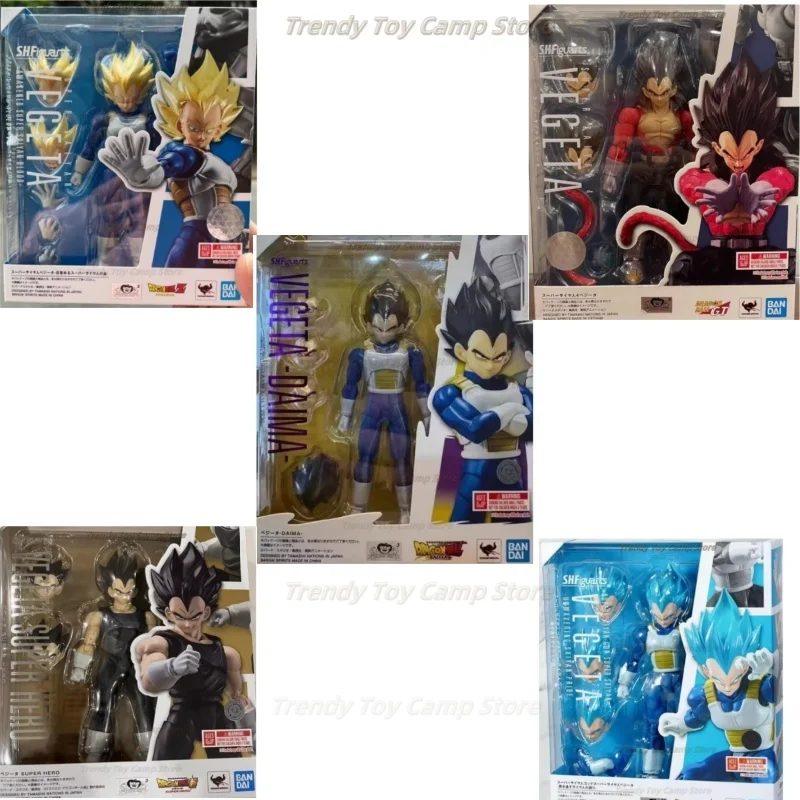 

【In Stock】Bandai Figure Dragon Ball Anime Figures SHF Super Saiyan God Super Saiyan Blue Vegeta Collection Model Action