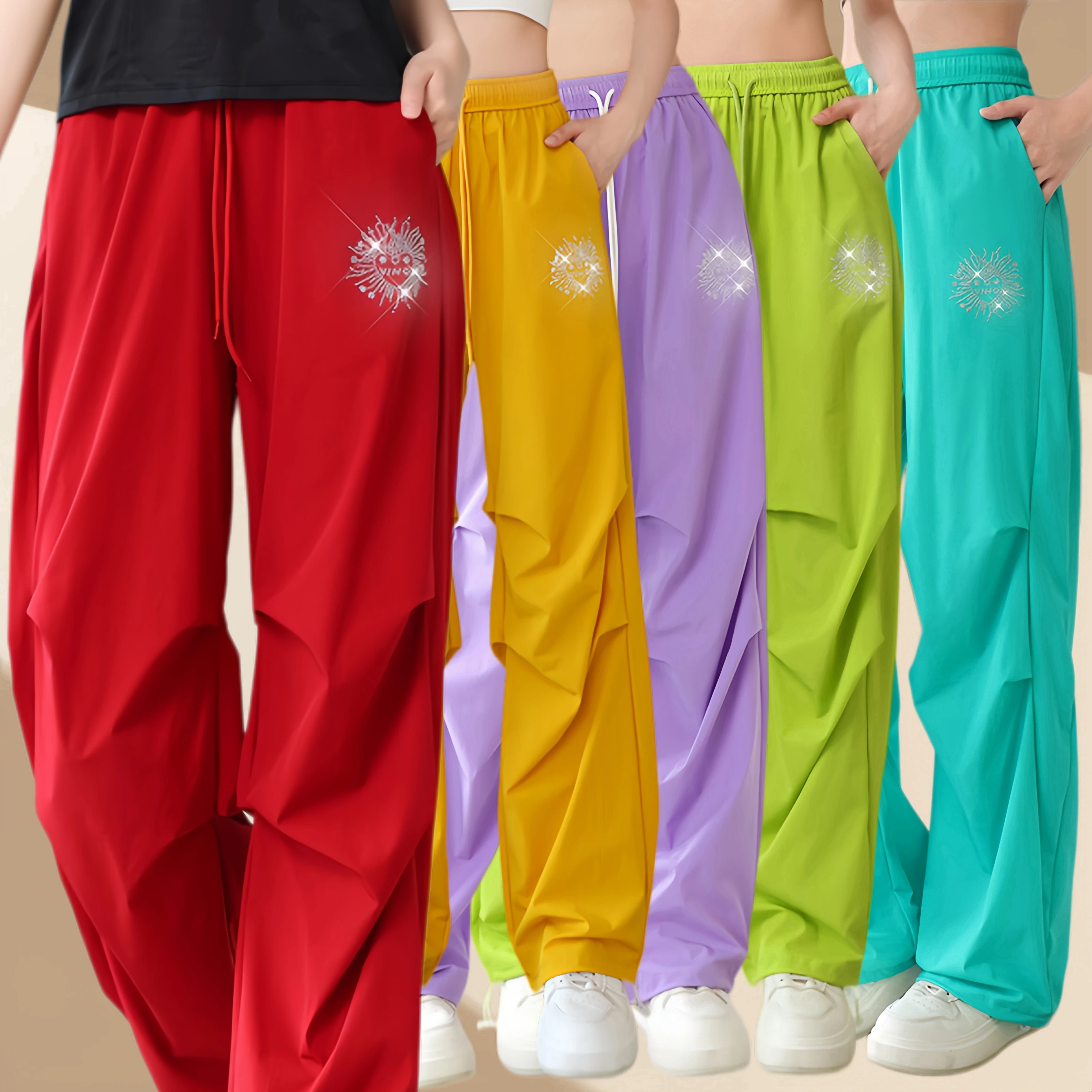 quick-dry-wide-leg-pants-for-women-square-dance-loose-fit-sportswear-casual-dance-team-uniform-high-waist-long-pants-polyester