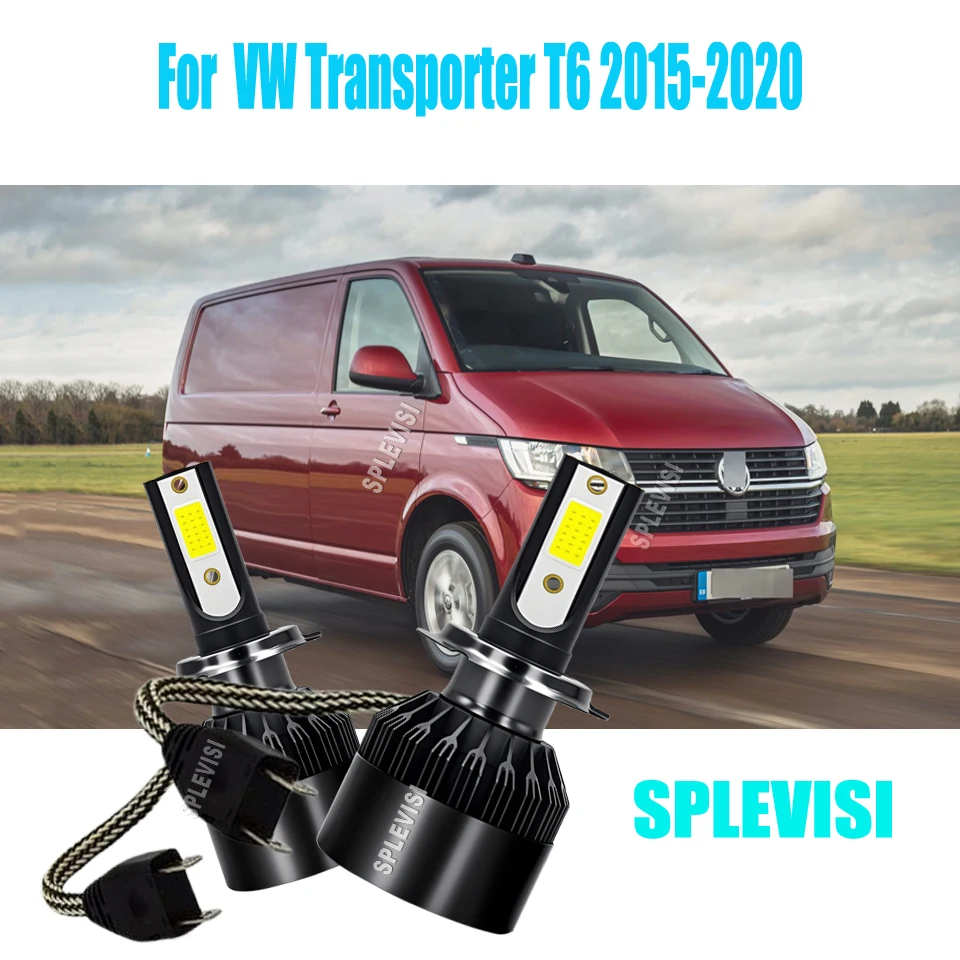 

4Pcs H7 LED White Headlights High Low - Redefine Your Nighttime Journeys For VW Transporter T6 2015 2016 2017 2018 2019 2020