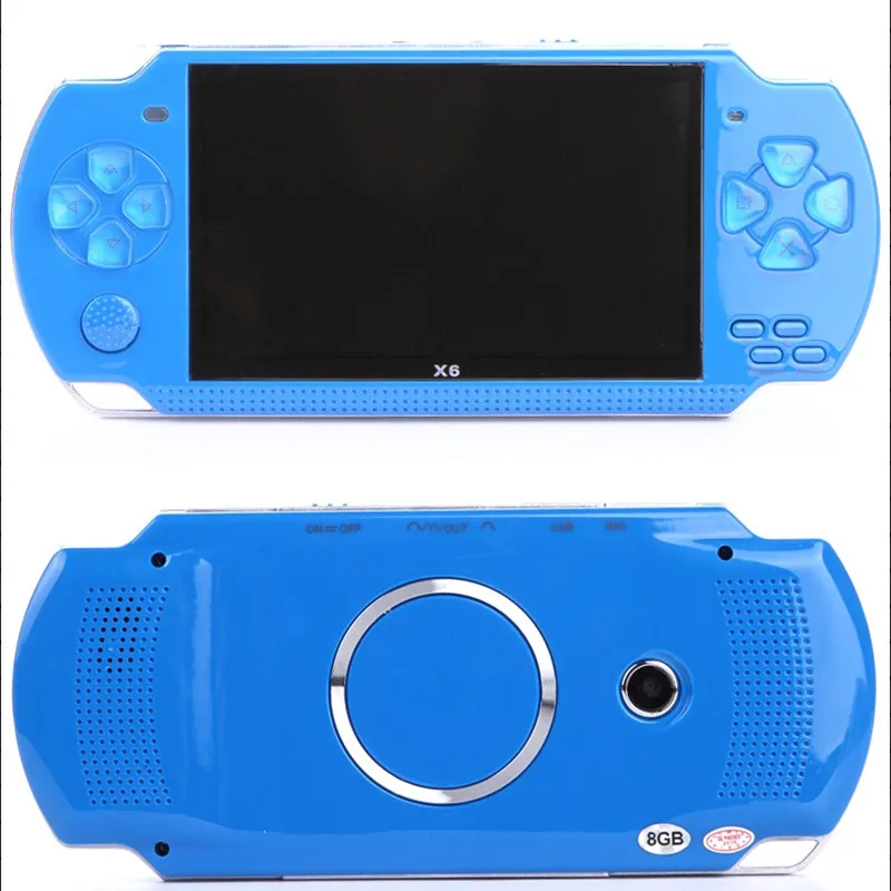 Handheld Game Console Hd Multi-function 4.3-inch Big Screen Supports MP4 Camera TV Multimedia Game Console Built-in 10000 Games