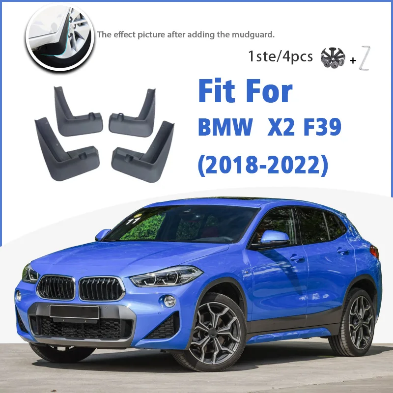 

Брызговик для BMW X2 F39 2018 2019 2020 2021 2022, передние и задние брызговики, автомобильные аксессуары, авто Styline, брызговик, крыло