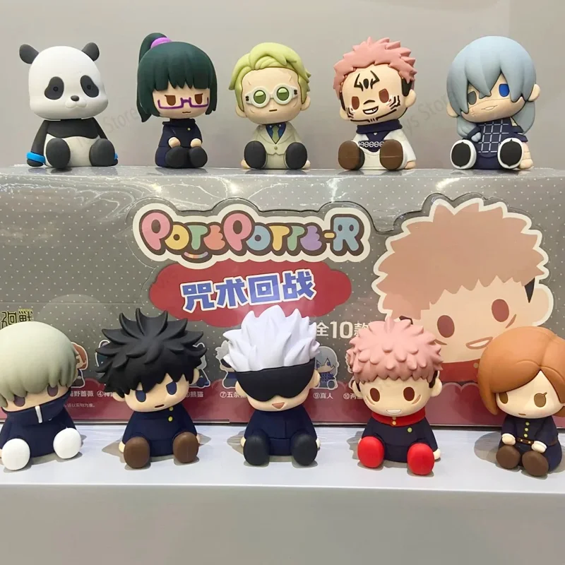 Bandai Jujutsu Kaisen caja ciega Ryomen Sukun Satoru Gojo Itadori Yuji estatuilla de juguete Anime periférico decoración estatuilla lindos juguetes