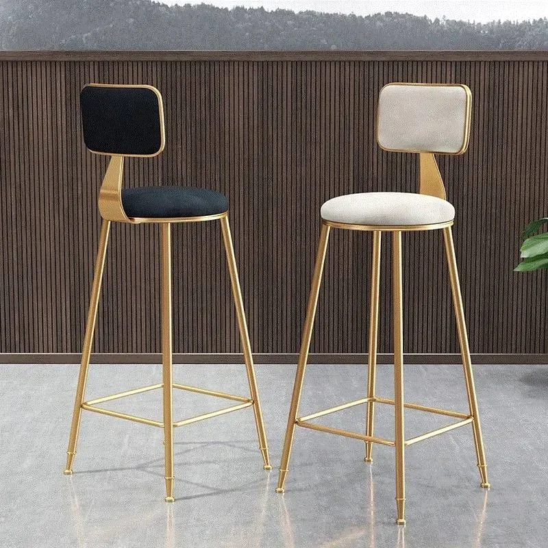 Luxury Bar Stools Modern Living Room Nordic Office Bar Stools Metal Nordic Leisure Time Bancos De Bar Interior Furniture