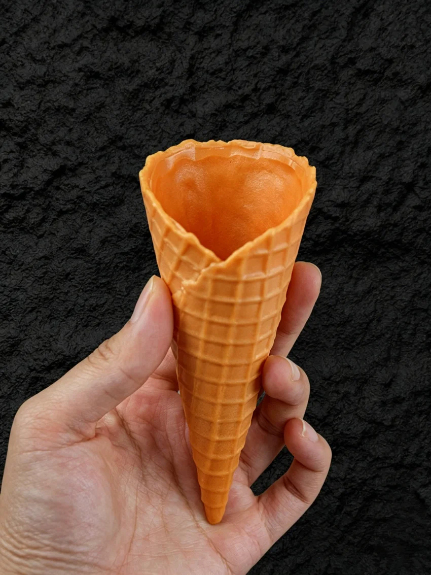 5/16/50 Stück künstliche Eistüten, künstliche Eiswaffel-Tüten, realistische Simulation, knuspriges Waffelmodell, Requisiten für Lebensmittelfotografie – Detail 8