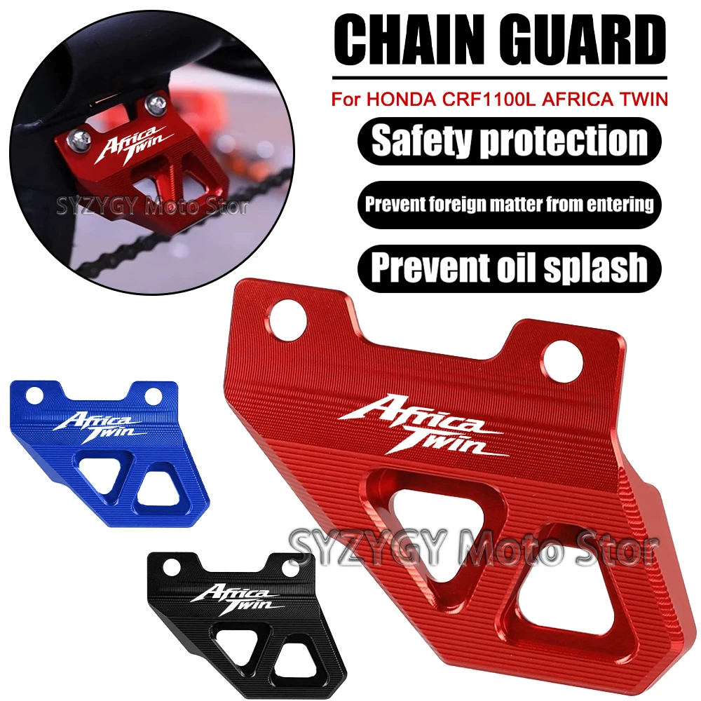 

For CRF1100L Africa Twin Motorcycle Chain Guard CNC Aluminum Chain Cover Protector – Off-road Chain Guard