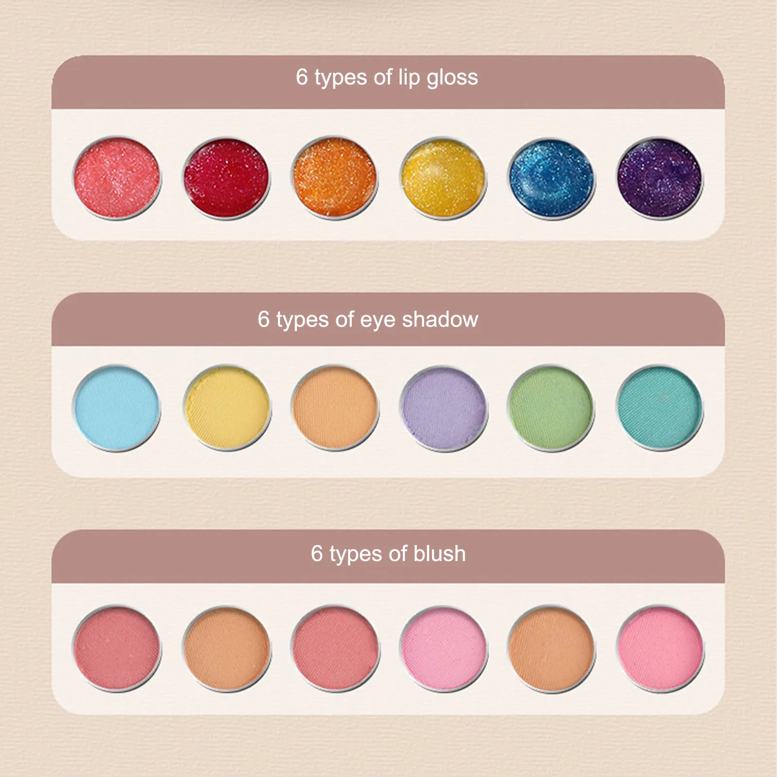 ZK20 Juego de maquillaje para niños, juguetes de simulación, lápiz labial cosmético, bolsa de esmalte de uñas, juguetes educativos, regalo de cumpleaños para niñas