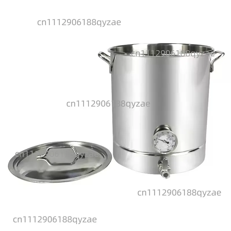 Stainless steel household beer barrel with faucet enzyme barrel temperature control grape cooling fermentation