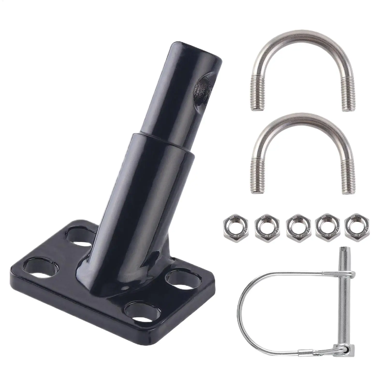 Conector de acoplador de enganche de remolque de bicicleta para carga/adaptador de remolques de bicicleta de mascotas remolque de carga de enganche versátil de liberación rápida para bicicleta