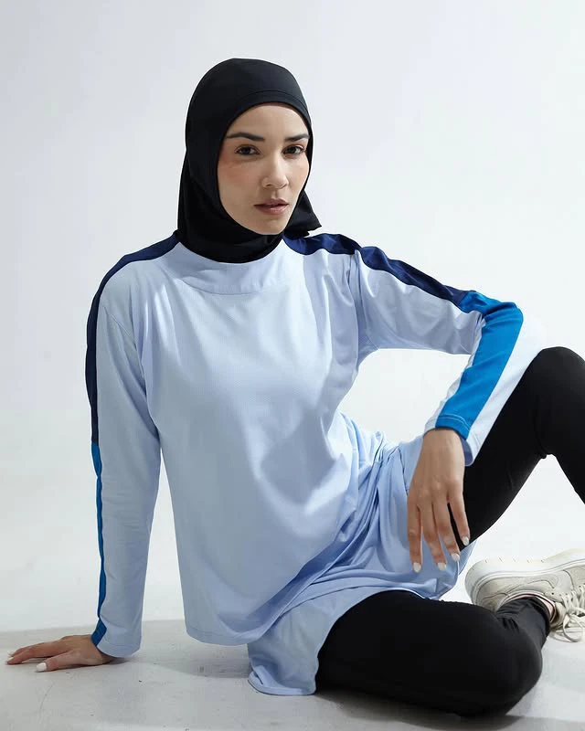 Ademende comfortabele sport instant hijab voor moslimvrouwen Gemakkelijk te dragen hijab