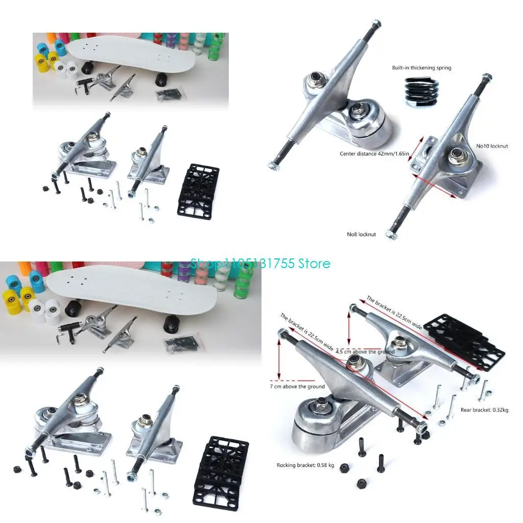 

K0EF C7 Water Bridge Bracket StompFree Land Surfs Skateboards Spring Bracket