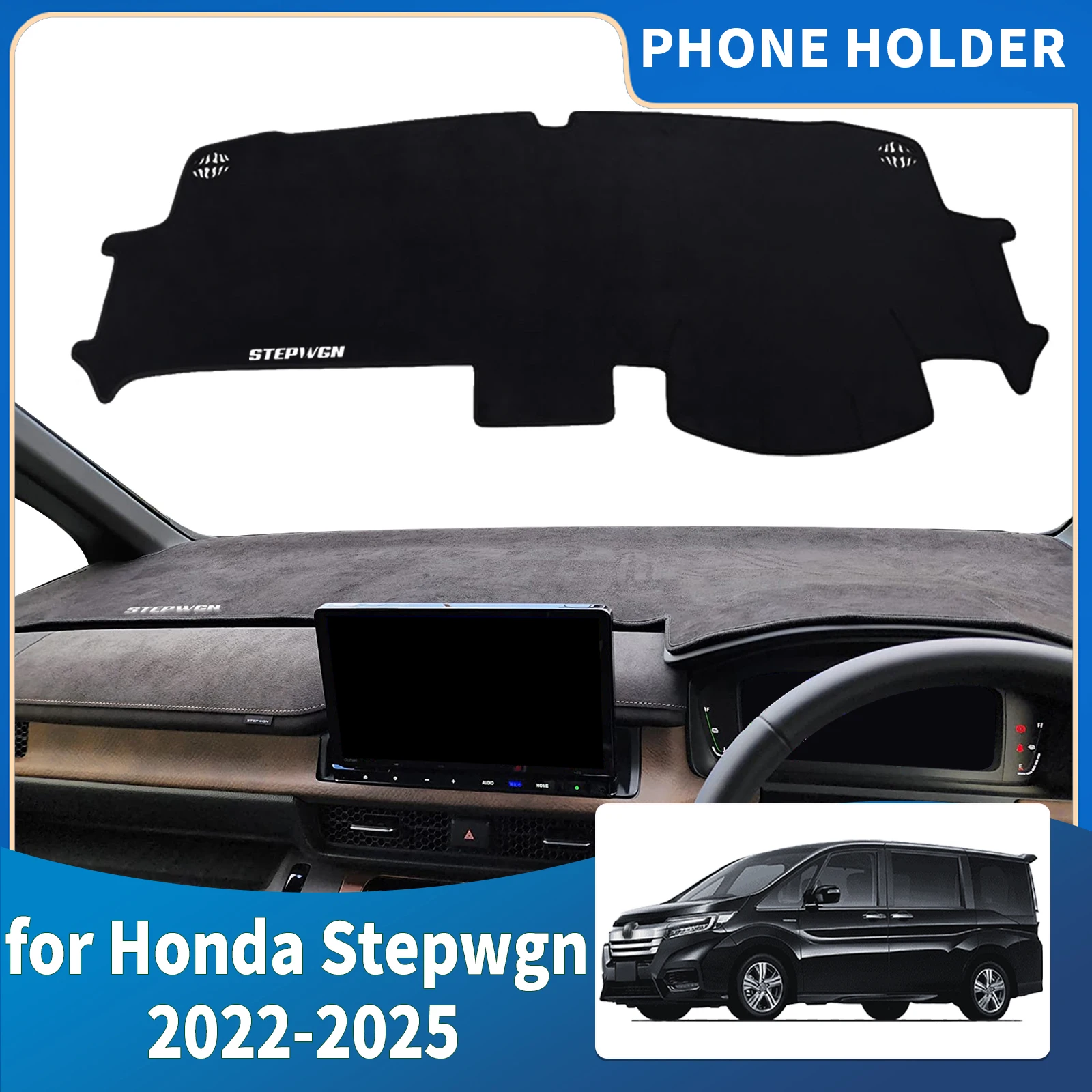

fit for Honda Stepwgn Spada RP6 RP7 RP8 2022-2025 RHD Dashmat Dashboard Cover Pad Protective Carpet Accessories DashMat Sunshade