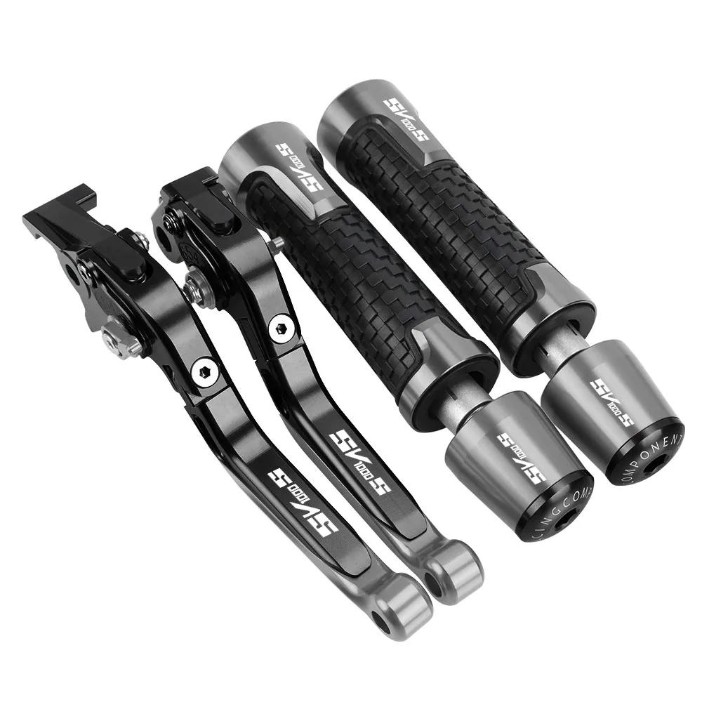 

FOR Suzuki SV1000S SV1000 SV 1000 S 1000S 2003-2007 Motorcycle Adjustable Extendable Brake Clutch Levers Hand Grip Handlebar End