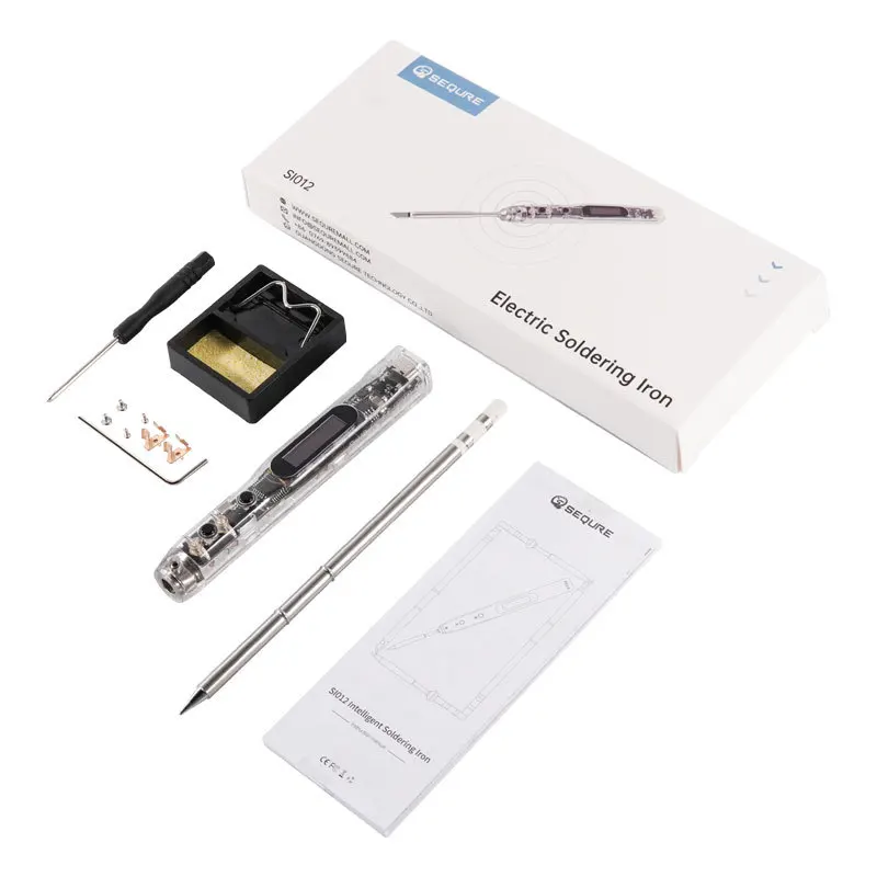 

SI012 Smart OLED Soldering Iron Sensitivity Adjustable Built-in Buzzer Suitable for T12 | TS