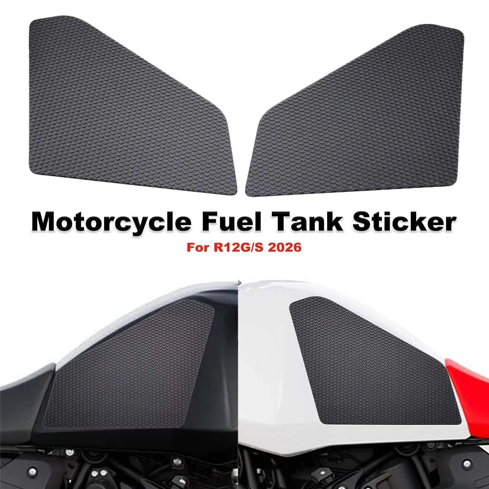 For R12G/S R12 G/S Motorcycle Accessories Fuel Tank Pad Protector Sticker Side Anti Slip Protection Pad Knee Grip