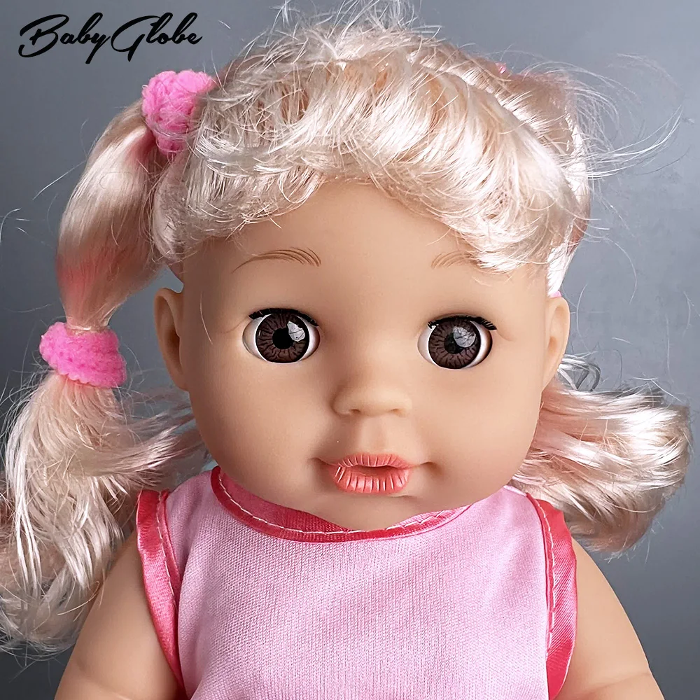 Realistic Full Silicone Newborn Baby Doll, Fashion Reborn Dolls para crianças, Princess Toddler, Kids Toy Gift