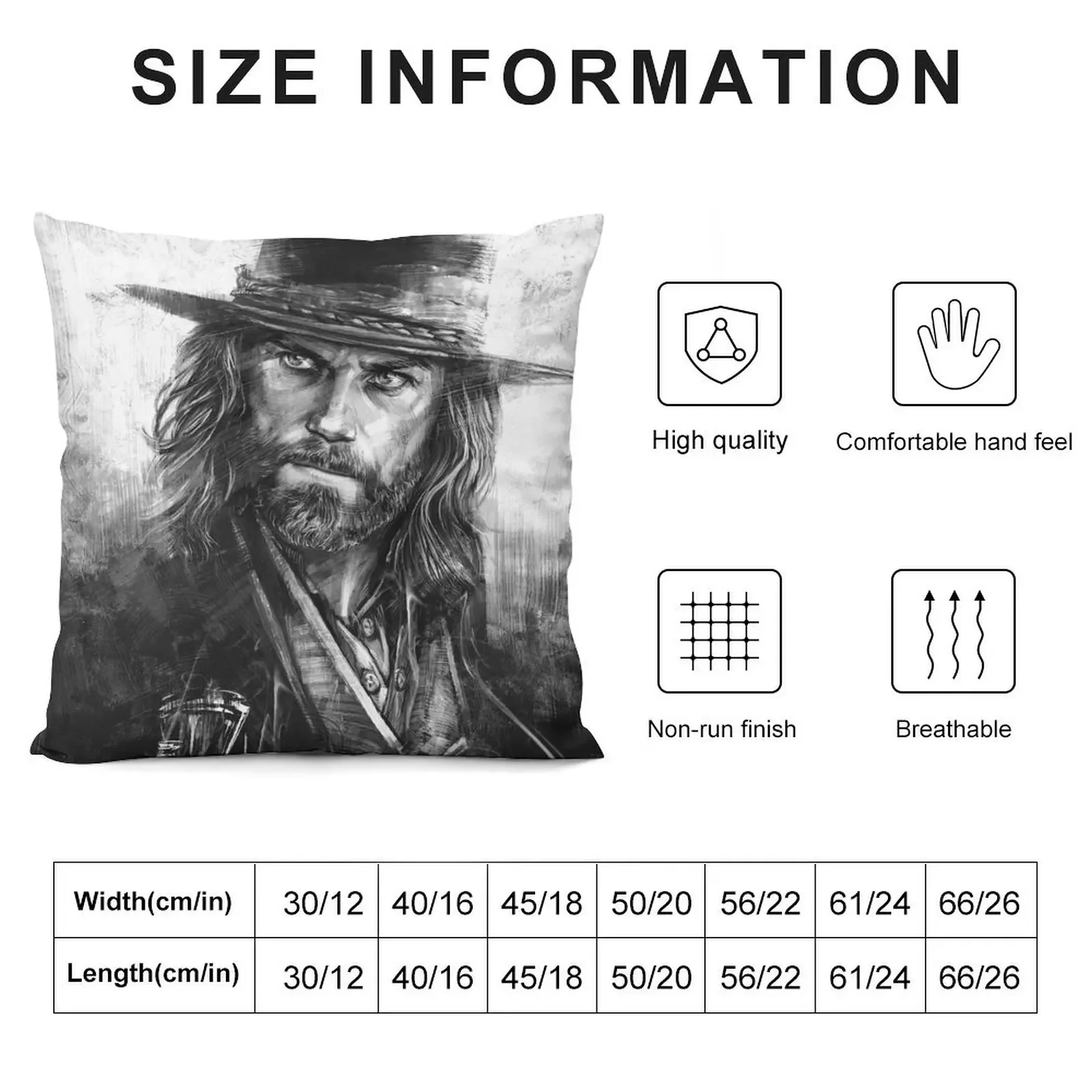 Cullen Bohannon Throw Pillow Anime pillowcases for sofa cushions luxury home accessories Couch Pillows pillow