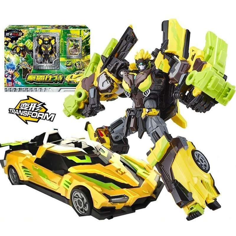

2025 New Model 20cm Deformation Robot Toy Convertible Action Figure Plastic Model Robot Car Toy Children Gift Collectible Statue