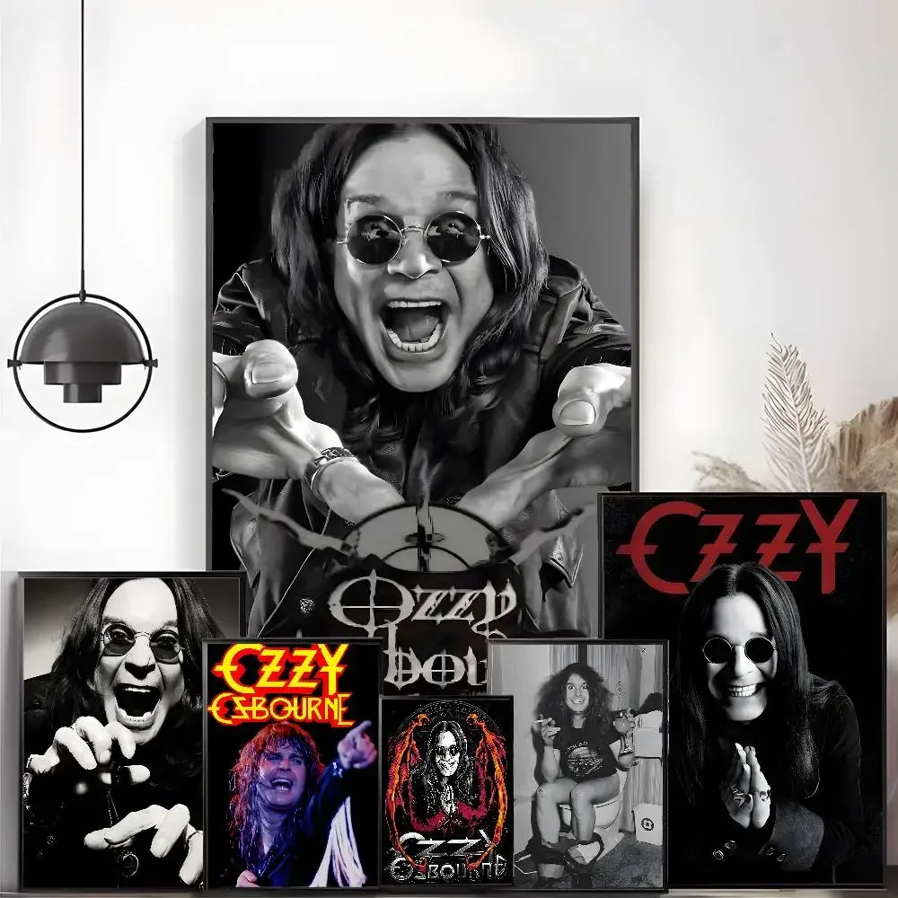 ملصق Rest Prince of Darkness O-Ozzy Osbourne Black Sabbath ملصق عالي الوضوح ديكور ذاتي اللصق لغرفة المعيشة