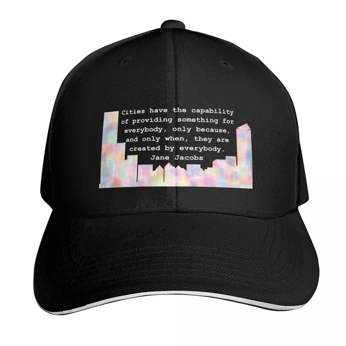 For Everybody, By Everybody Baseball Cap Sun Protection UPF 50+ Breathable Mesh Back Adjustable Buckle Closure