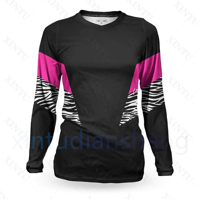 women\'s jersey long sleeve loose rider enduro mountain bike shirts motocross motocross downhill mtb mtb bmx sportswear