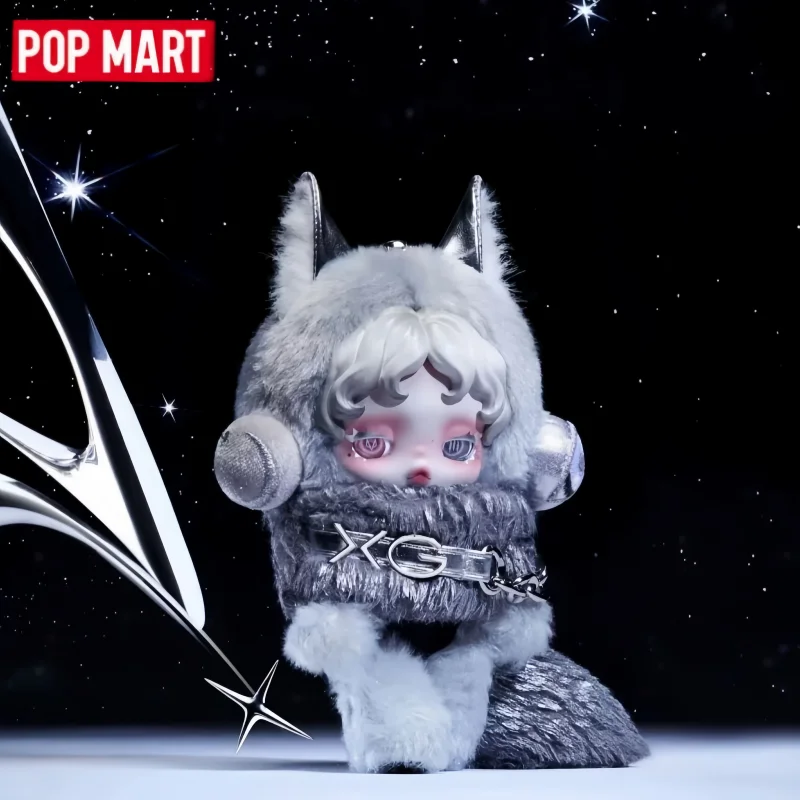 

POPMART Skullpanda Valentine's Day Black Maid Butterfly Miss Collection Blind Box Hanging Card Cartoon Light Toys Birthday Gifts
