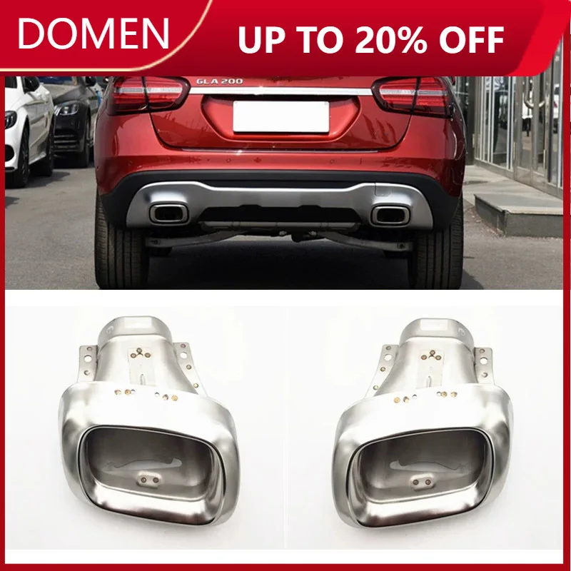 

Задний глушитель, накладка на выхлопную трубу для Mercedes-Benz GLA W156 X156 GLA200 GLA220 GLA260 2015 2016 2017 2018 2019