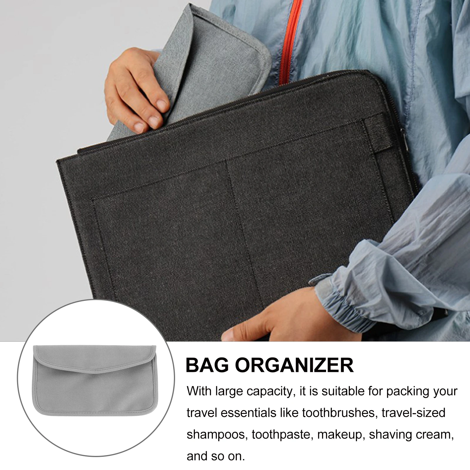 

4Pcs MaskStorageBag Pouch Portable Polyester TravelEssentials Toothbrush Shampoo Toothpaste Cosmetics Organizer Home