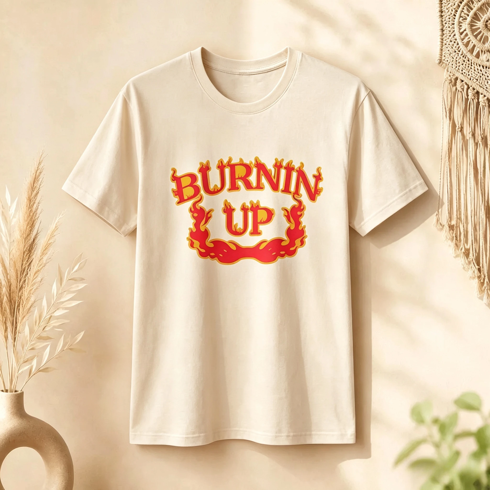 Jonas Brothers The Burning Up Tour T-Shirt Burnin Up Tee 2000er Pop Rock Fan Geschenk Hochwertige Y2K Streetwear für Männer und Frauen – Detail 10