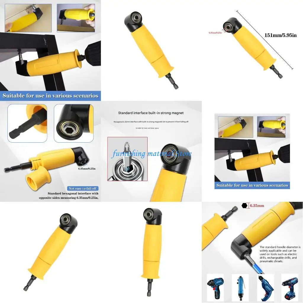 

Y5GD 90 Degree Angles Adapter Extended Length For Torque Multiple Screwdriving Tasks