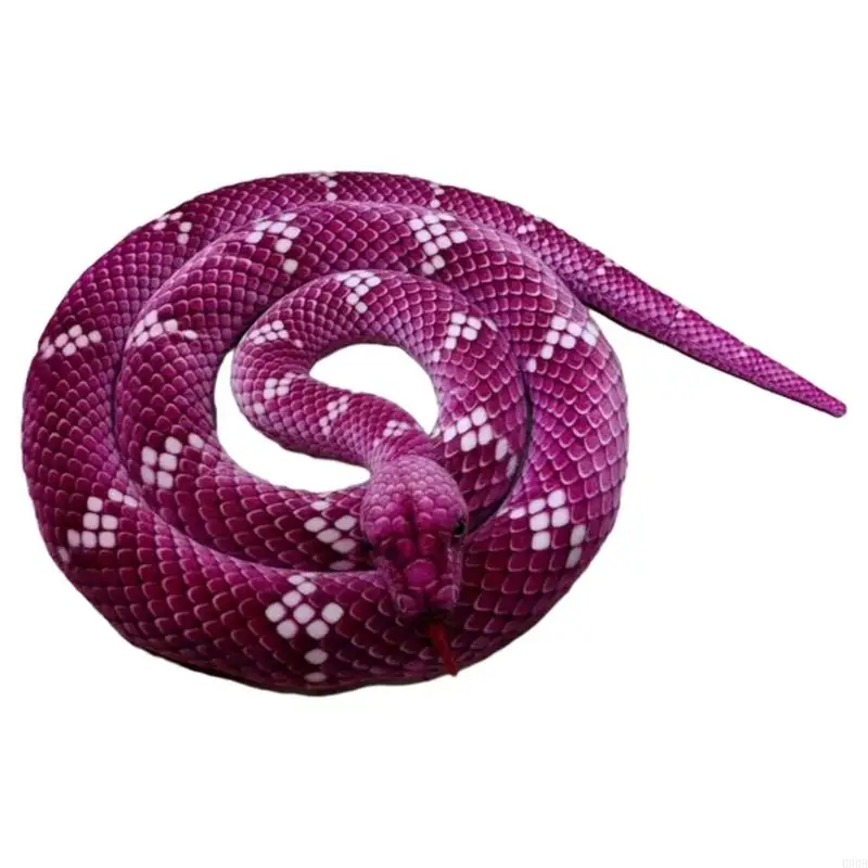 090B Oversized Snake Prank Photostudio Throw Pillow Party Gift Long Snake