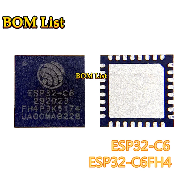 ESP32-C6 ESP32-C6FH4 chip ESP32 C6 Series SoC ESP32-C6FH4 Espressif AIoT IC Original NEW