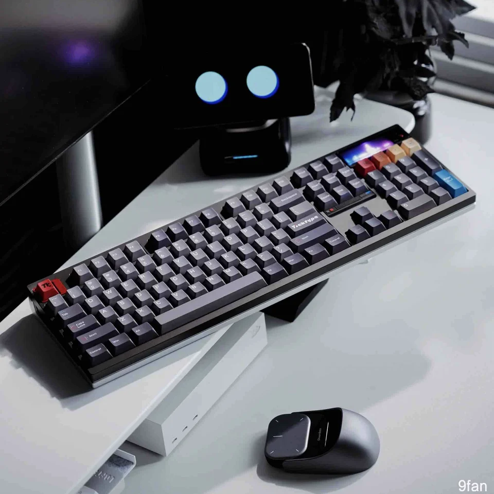 TickType DP104 メカニカルキーボード 2.4G ワイヤレス トリモード RGB