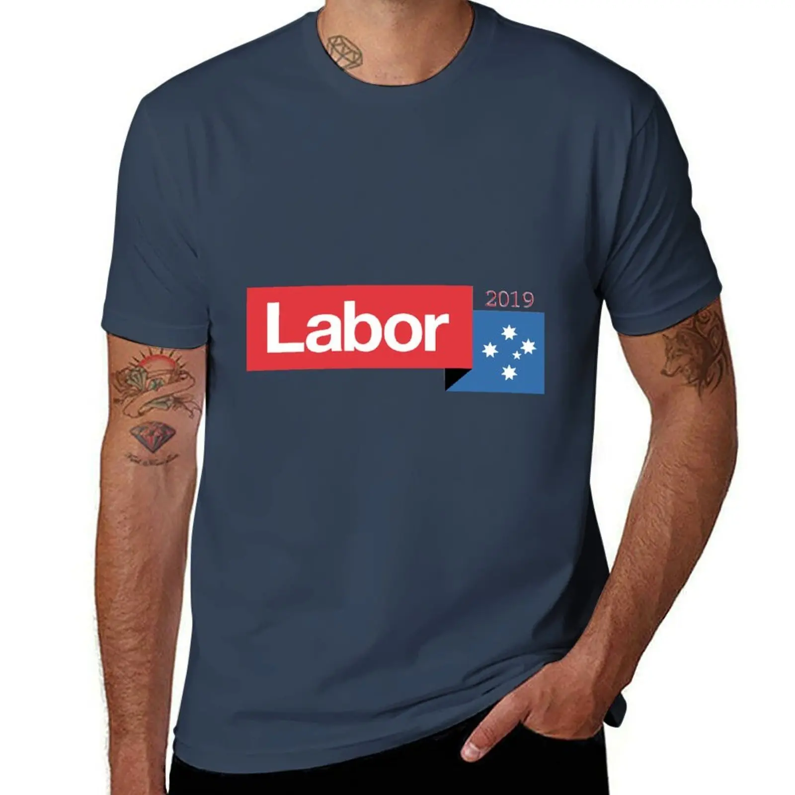 

Labor Party 2019 Logo T-Shirt Soft Casual Short Sleeve Cotton Tee